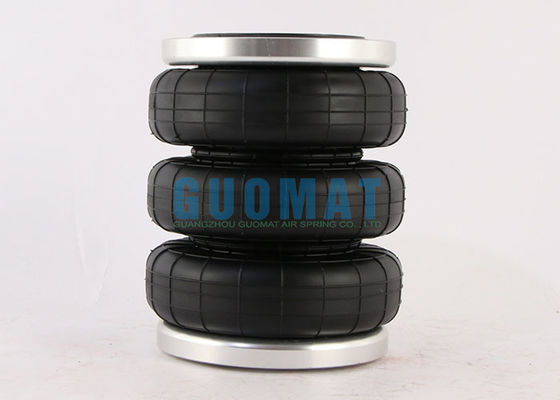 রাবার সংশোধিত 3S70-13F সাসপেনশন এয়ার স্প্রিং 206 মিমি উচ্চতা ট্রিপল কনভোল্যুশন এয়ার লিফট ব্যাগ