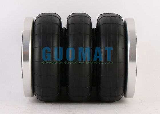 রাবার সংশোধিত 3S70-13F সাসপেনশন এয়ার স্প্রিং 206 মিমি উচ্চতা ট্রিপল কনভোল্যুশন এয়ার লিফট ব্যাগ