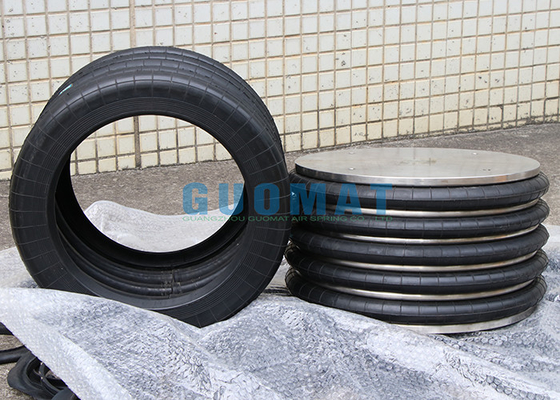 ডাবল কনভোল্টেড সাসপেনশন এয়ার স্প্রিং YOKOHAMA S-400-5R এয়ারব্যাগ হাইড্রোলিক পাঞ্চ প্রেস F-400-5 কভার প্লেট সহ