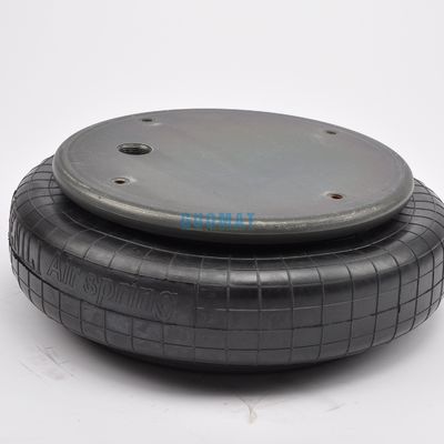 W01M586100 একক কনভল্টেড এয়ার স্প্রিং GUOMAT NO.1B53014 3/4 NPT এয়ার ইনলেট দুই প্লাই বেলস