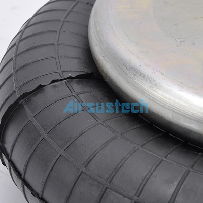 ডানলপ 8"এক্স 1 S08101 বায়ুসংক্রান্ত এয়ার স্প্রিং একক বাঁকা এয়ার ব্যাগ সাসপেনশন