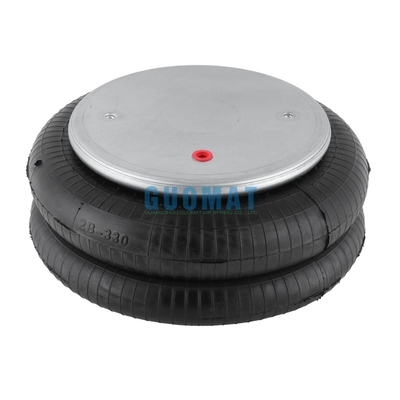 2 কনভোল্টেড রাবার এয়ার স্প্রিং Contitech FD 330-22 363 2B12-425 গুডইয়ার স্টীল এয়ার ব্যাগ