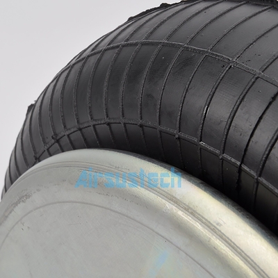 এয়ার স্প্রিংস ফায়ারস্টোন W01-358-8010 1/4NPT গ্যাস ভরাট সঙ্গে বাঁকা ব্যাগ