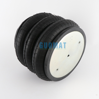 অটো পার্টস 3B12-304 গুডইয়ার এয়ার স্প্রিং ক্রস W01-358-8013 এয়ার স্প্রিং ট্রিপল কনভল্টেড এয়ার ব্যাগ FT330-29 Ci 1/4 NPT