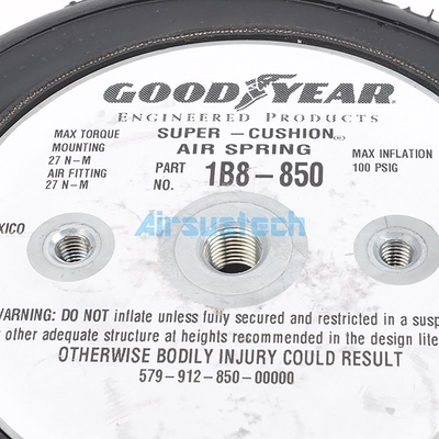 গুডইয়ার এয়ার স্প্রিং ফ্লেক্স নং 579913530 Contitech FS12010 CI G1/4 সিঙ্গল বেলস সিলিন্ডার