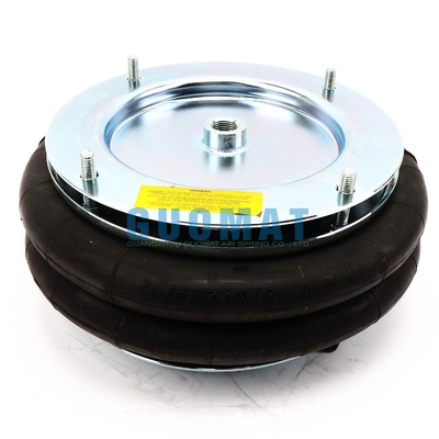 Dunlop 12'x2 সিরিজ সাসপেনশন এয়ার স্প্রিং Contitech FD412-22 ফ্ল্যাঞ্জ রিং সঙ্গে