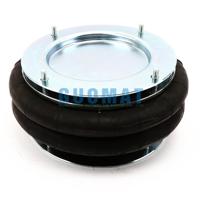 Dunlop 12'x2 সিরিজ সাসপেনশন এয়ার স্প্রিং Contitech FD412-22 ফ্ল্যাঞ্জ রিং সঙ্গে