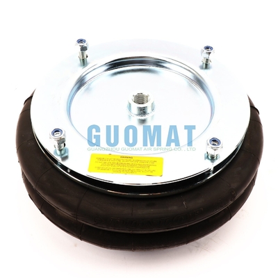 Dunlop 12'x2 সিরিজ সাসপেনশন এয়ার স্প্রিং Contitech FD412-22 ফ্ল্যাঞ্জ রিং সঙ্গে