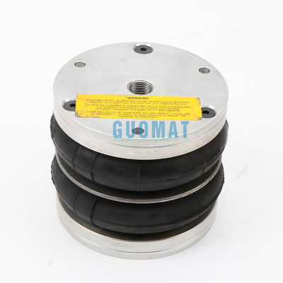 ডানলপ ডাবল কনভোল্টেড এয়ার স্প্রিং 4 1/2X2 অ্যালুমিনিয়াম প্লেট সঙ্গে রাবার Bellow