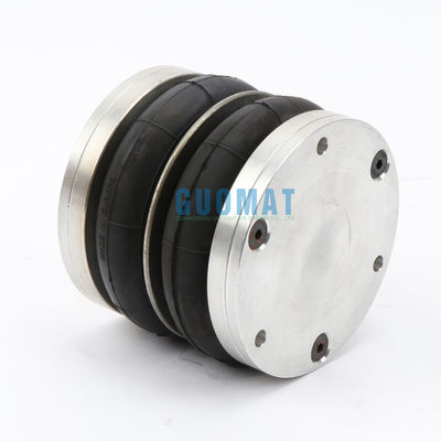 ডানলপ ডাবল কনভোল্টেড এয়ার স্প্রিং 4 1/2X2 অ্যালুমিনিয়াম প্লেট সঙ্গে রাবার Bellow