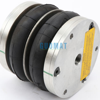 ডানলপ ডাবল কনভোল্টেড এয়ার স্প্রিং 4 1/2X2 অ্যালুমিনিয়াম প্লেট সঙ্গে রাবার Bellow