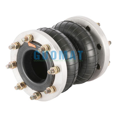 ফ্ল্যাঞ্জ সংযোগ ডাবল কনভল্টেড এয়ার স্প্রিং 2H250180 প্রাকৃতিক রাবার Bellow