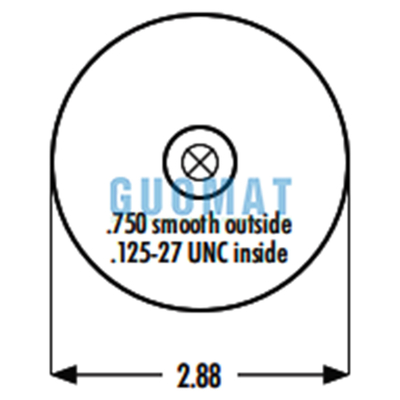 গুডইয়ার 1S4-058 এয়ার সাসপেনশন পার্টস W02-358-7086 ক্যাব এয়ার স্প্রিং প্রতিস্থাপন