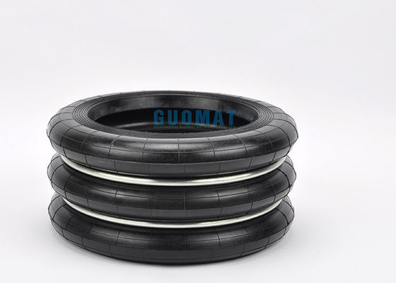 মেশিনের জন্য 152 মিমি উচ্চতা রাবার ট্রিপল কনভোলিউশন ইন্ডাস্ট্রিয়াল এয়ার স্প্রিং S-300-3