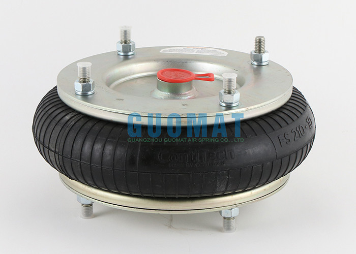 FS210-10 DS Contitech এয়ার স্প্রিং G1/2 ফ্ল্যাঞ্জ সংযোগ টাইপ এয়ার সাসপেনশন ব্যাগ