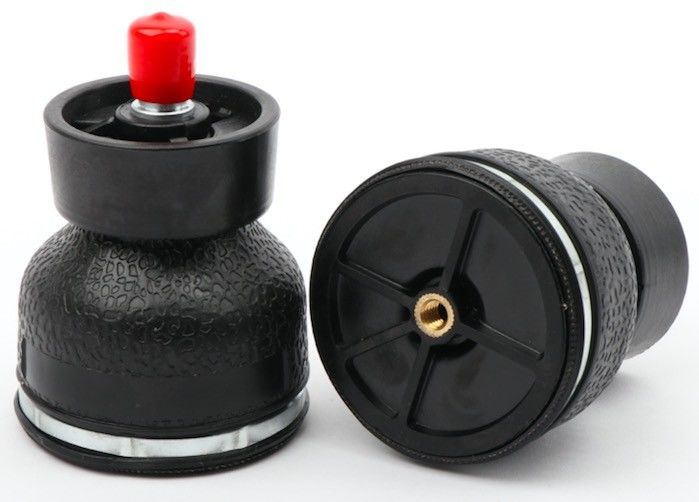 W02-358-3003 স্টাইল 1M1A-1 সাসপেনশন এয়ার স্প্রিং ব্যাগ ব্রাস স্টাড 1/8 এনপিটি সহ