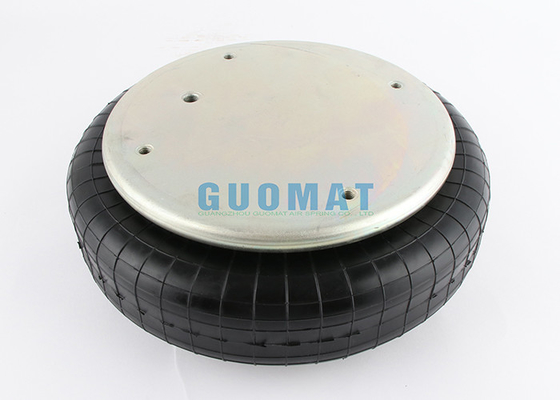 FS 530-14 Contitech সিঙ্গেল কনভোলুটেড ক্রিম্পড এয়ার স্প্রিং সহ 1/4 গ্যাস হোল ইন্ডাস্ট্রিয়াল এয়ার ব্যাগ