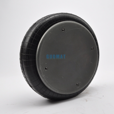 W01M586100 একক কনভল্টেড এয়ার স্প্রিং GUOMAT NO.1B53014 3/4 NPT এয়ার ইনলেট দুই প্লাই বেলস