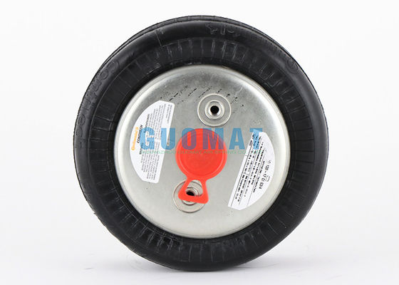 FD120-17 CI ডাবল কনভোলুটেড কন্টিটেক এয়ার স্প্রিং ন্যাচারাল রাবার এয়ার সাসপেনশন ব্যাগ ক্রিমড প্লেট সহ