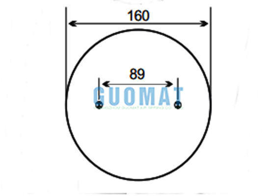FD 200-25 426 Contitech সাসপেনশন এয়ার স্প্রিং W01-358-6943 ফায়ারস্টোন প্রতিস্থাপন এয়ার ব্যাগ জন্য মোটর হোম / RV