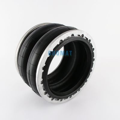 ডাবল কনভল্টেড সাসপেনশন এয়ার স্প্রিং LHF300218-2 ফ্ল্যাঞ্জ নিউম্যাটিক সিলিন্ডার