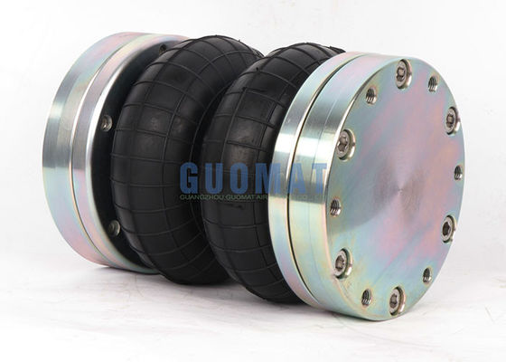 166 মিমি উচ্চতা রাবার এয়ার স্প্রিং এম 10 ডাবল কনভোল্টেড এয়ার বেলুন রোটারি শ্যাফ্ট অ্যাকচুয়েটরগুলির জন্য