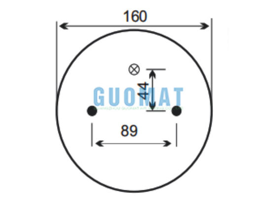 ডাবল কনভোল্টেড এয়ার স্প্রিং 2B9-253 গুডইয়ার W01-358-6945 ফায়ারস্টোন এয়ার সাসপেনশন