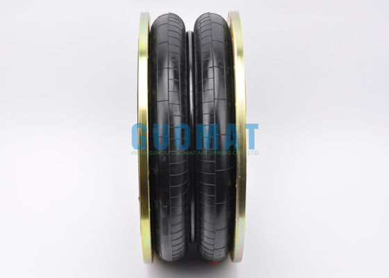 2H520217 রাবার এয়ার ব্যাড এম10 স্ক্রু থ্রেড ডাবল কನ್ভোলিউটেড এয়ার স্প্রিং ফ্ল্যাঞ্জ রিং সহ