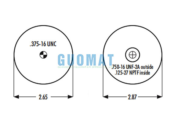 গুডইয়ার 1S4-007 রাবার এয়ার ব্যাগ সাসপেনশন W023587001 ফায়ারস্টোন ট্রাক ক্যাব এয়ার ব্যাগ প্রতিস্থাপন
