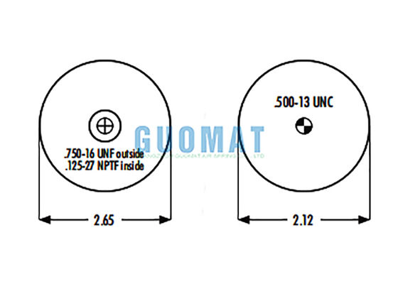 1S4-008 গুডইয়ার ক্যাব এয়ার স্প্রিং শক শোষক W02-358-7010 ফায়ারস্টোন এয়ার সাসপেনশন