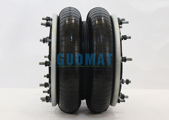 ফায়ারস্টোন এয়ার ব্যাগ W01-358-7431 ফ্ল্যাঞ্জ সহ ডাবল কনভোল্টেড ইন্ডাস্ট্রিয়াল এয়ার স্প্রিং