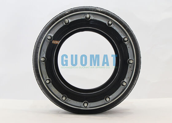 ফায়ারস্টোন এয়ার ব্যাগ W01-358-7431 ফ্ল্যাঞ্জ সহ ডাবল কনভোল্টেড ইন্ডাস্ট্রিয়াল এয়ার স্প্রিং