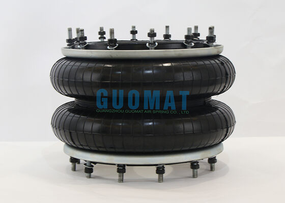 ফায়ারস্টোন এয়ার ব্যাগ W01-358-7431 ফ্ল্যাঞ্জ সহ ডাবল কনভোল্টেড ইন্ডাস্ট্রিয়াল এয়ার স্প্রিং