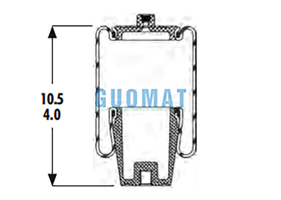 1S4-044 গুডইয়ার হেভি ডিউটি সাসপেনশন এয়ার স্প্রিং এএসসি-08-7-194 ট্রাক ক্যাবের জন্য নিউম্যাটিক বেলোস