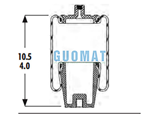 1S4-056 Goodyear Suspension Air Spring Replacement W023587040 Firestone Cab Air Bag