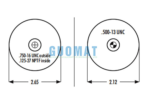 1S4-056 Goodyear Suspension Air Spring Replacement W023587040 Firestone Cab Air Bag
