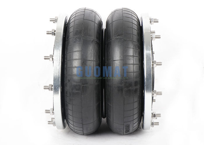 255 মিমি উচ্চতা ফ্ল্যাঞ্জ এয়ার স্প্রিং ভারী শিল্প সরঞ্জাম জন্য 380 মিমি রাবার এয়ার Bellows